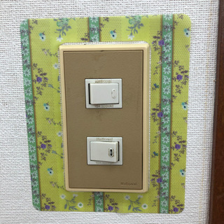 未使用品☆スイッチまわりの汚れ防止や汚れ隠しに♪ウォールステッカ...