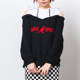 新品未使用　WEGO　 KANGOLSPORTオフショルパーカー...