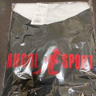 新品未使用　WEGO　 KANGOLSPORTオフショルパーカー　ブラックの画像