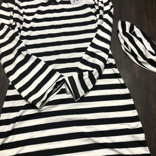 レディース　囚人服コスMサイズ
