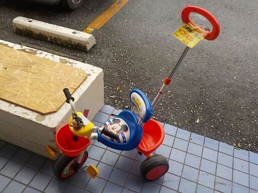 ID:G954535　子供用三輪車（ミッキーマウス）汚れが落ちない所あり