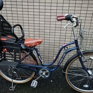 ママチャリ　子供のせ　非電動　後部座席付き　週2回程度使用 ママチャリ 子供のせ 非電動 後部座席付き 週2回程度使用