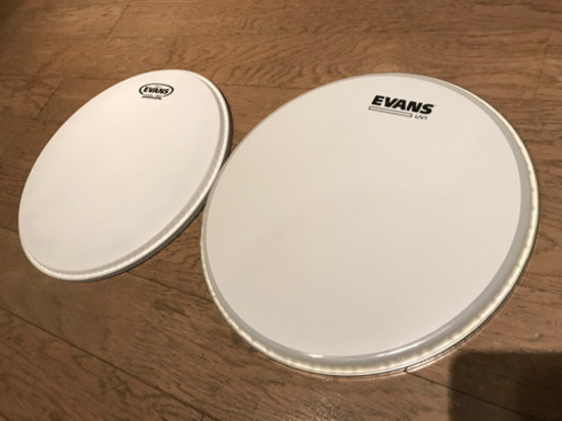 【再々値下げ】中古エバンス ドラムヘッド UV1 他セット  Evans UV1 小口径キット向け