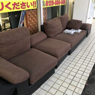 【格安】 3人掛け ワイドソファ 組み替え可能 L字ソファ