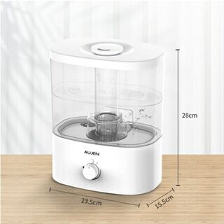 値下げ！【2週間だけ使用の美品】上から給水できる！5Ｌ大容量加湿器の画像
