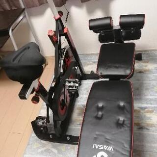 写真左　エアロバイク【中古】