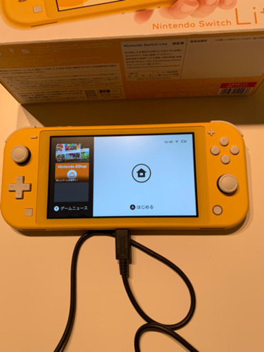 Switchライト　イエロー　使用一回のみ