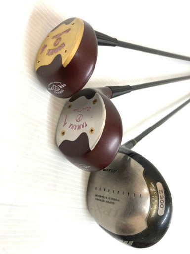【レディース！】◆Mizuno／YAMAHA等◆ゴルフクラブ 9本ハーフセット＋美品FILA キャディバッグ＋多数付属品付き