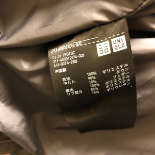 ユニクロシームレスダウンの画像