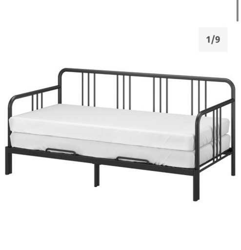 IKEA デイベッドフレーム(シングルサイズ)ブラック