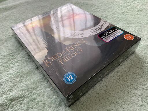未開封新品 送料無料 【4K ULTRA HD】 ロード・オブ・ザ・リング トリロジー BOX 全3作品収録 英国版　(日本語字幕・音声有)