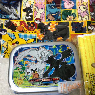 ほぼ新品未使用　多数　ポケモンセンター限定　アイロン　お名前シール　お弁当セット　巾着　ノート　福袋　歯磨き　小物入れ　幼稚園の画像