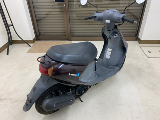 スズキ レッツ4 50 cc 原付 スクーター 4スト 実動 美車 書類 鍵あり 型式CA45A