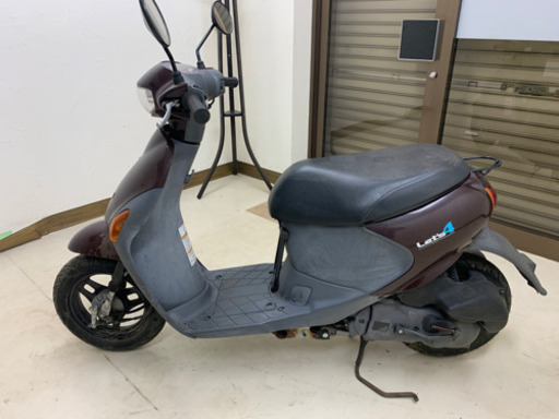 スズキ レッツ4 50 cc 原付 スクーター 4スト 実動 美車 書類 鍵あり 型式CA45A