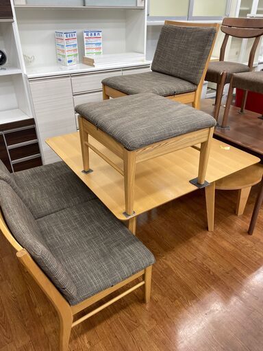 ニトリ　ダイニング4点セット　ロレイン