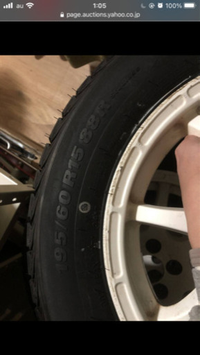 スバル、一部トヨタ系 HART COMPETITION 15インチ 15×6.5JJ +55 P.C.D100 5穴 195/60R15 クムホ スタッドレスタイヤ 4本セット