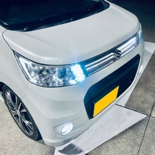 ※ご商談中※【交換・下取可】　ワゴンR スティングレー‼️ 人気のMH34型‼️ エネチャージ/エコクール/アイドリングストップ/TECT等の最新装備盛りだくさん✨ オシャレなパールホワイト‼️ 車両綺麗です✨車検R3年10月‼️ カスタム多数です この機会に格安にて‼️の画像