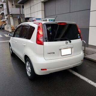 ノート15ＲＳ　Ｈ21　車検4/1　走行72000ｋ　純正ＨＤＤナビ&地デジＴＶ　純正14ＡＷ　キセノン　インテリキー　禁煙車の画像