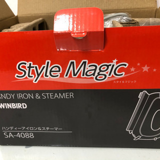 新品未使用　ハンディーアイロン＆スチーマーの画像