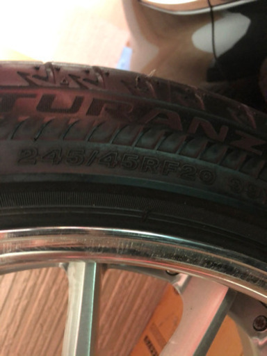 ワーク20インチAW 245/45