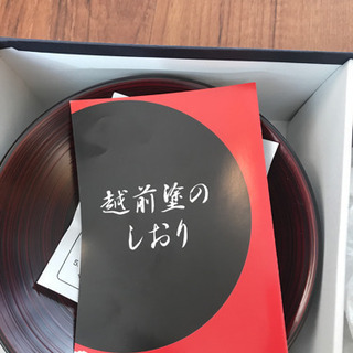 越前塗　小皿５枚セット　の画像