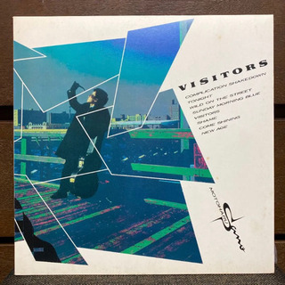 佐野元春  / VISITORS レコードLP おまけ付きの画像