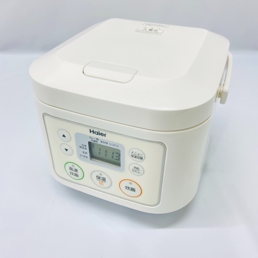 2/1Haier/ハイアール 炊飯器 JJ-M30C 2016年製 マイコン 3合炊き