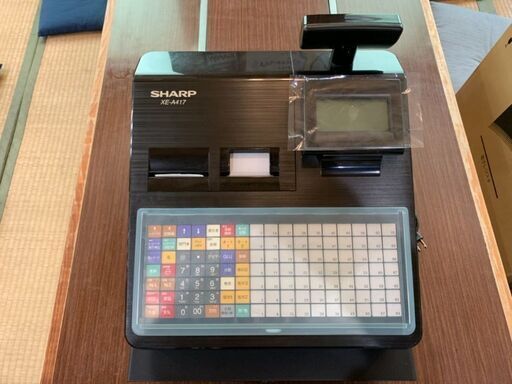 ☆美品☆SHARP 電子レジスター<XE-A417-B>【ロール紙付き】