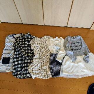女の子 長袖ワンピース 5枚セット