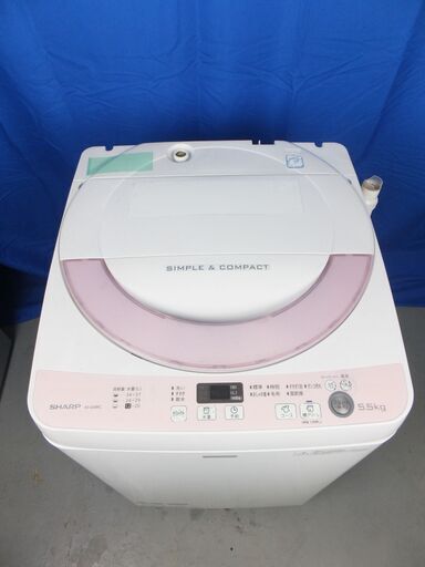 63【3か月保証】★配送可能★ シャープ  2016年製 洗濯機 5.5kg SHARP（TY-063）