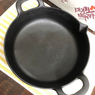 お買得‼︎   南部鉄器　両手　鍋　暖か　現品限り　人気商品　の画像