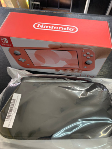新品 未使用 Nintendo Switch Lite コーラル ピンク ケース付き 2021/01/13