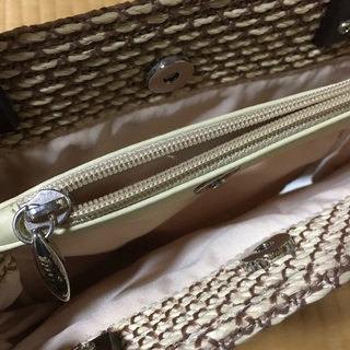 ★7/2受付終了★鞄[F] 和洋両用 持ち手木製 編みバッグの画像