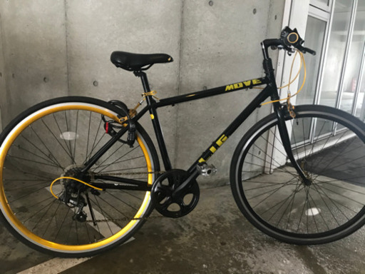 2月11日まで【オフシーズン狙い目】クロスバイク 700C スタンド 軽量アルミ製 シマノ7段  LIG MOVE