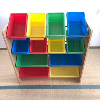 中古▶︎おもちゃ箱　カラフル