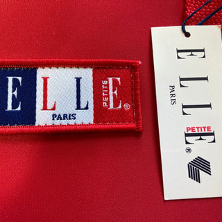 ｢ELLEレッスンバッグとシューズケースのセット赤色｣の画像
