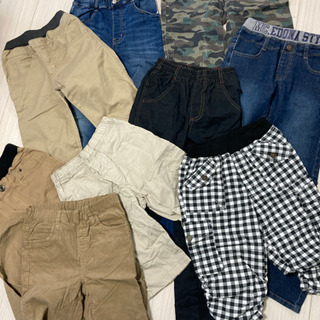 140〜150ハーフパンツ＆ジーンズなど１７点‼️＆トップスのセ...