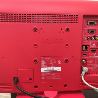 テレビ(シャープ　AQUOS)の画像