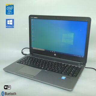 高性能 Windows10 大容量HDD500GB Bluetooth搭載 中古動作良品 15.6型 HP 650 G1 ノートパソコン 第4世代 i7 16GB Wi-Fi DVDRW Office