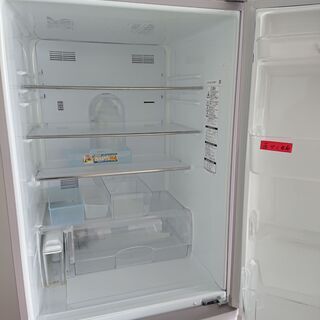 N　301-215　Panasonic　ノンフロン冷凍冷蔵庫　NR-C32DM-P 2015年製の画像