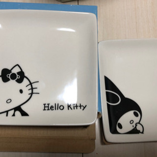 キティとマイメロ小皿の画像