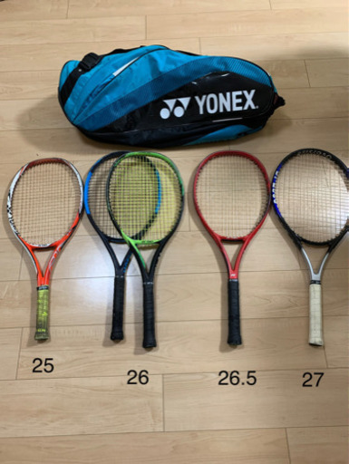 子供用ラケット25〜27インチ　ヨネックスカバン付き