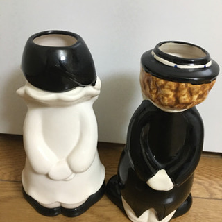 インテリア置物 陶器二個セットの画像