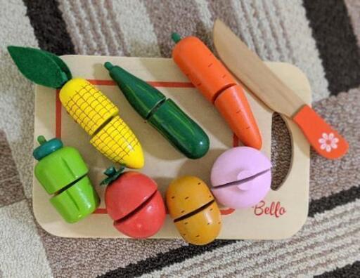 インポート☆木製おままごと野菜セット☆美品