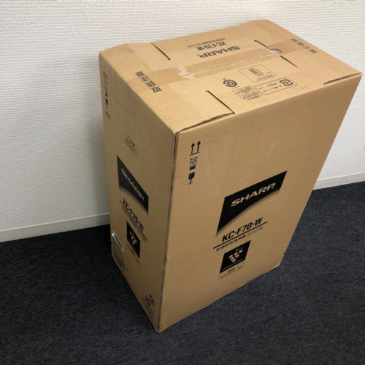 値下❗️新品未使用 SHARP シャープ プラズマクラスター 加湿空気清浄機 KC-F70-W 