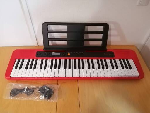 カシオトーン　CT-S200RD　キーボード　赤
