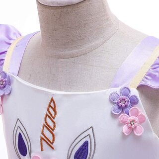 新品未使用 女の子仮装 ユニコーン ドレス キッズ コスチューム ガールズワンピース お誕生日ギフト クリスマス 演出服 発表会の画像