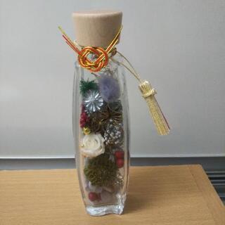 最終セール❗️和モダン抹茶のボトルフラワーの画像