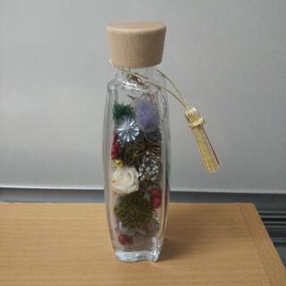 最終セール❗️和モダン抹茶のボトルフラワーの画像