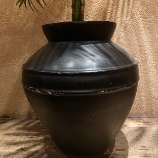 ビックサイズ 造花 壺のセット 中古の画像